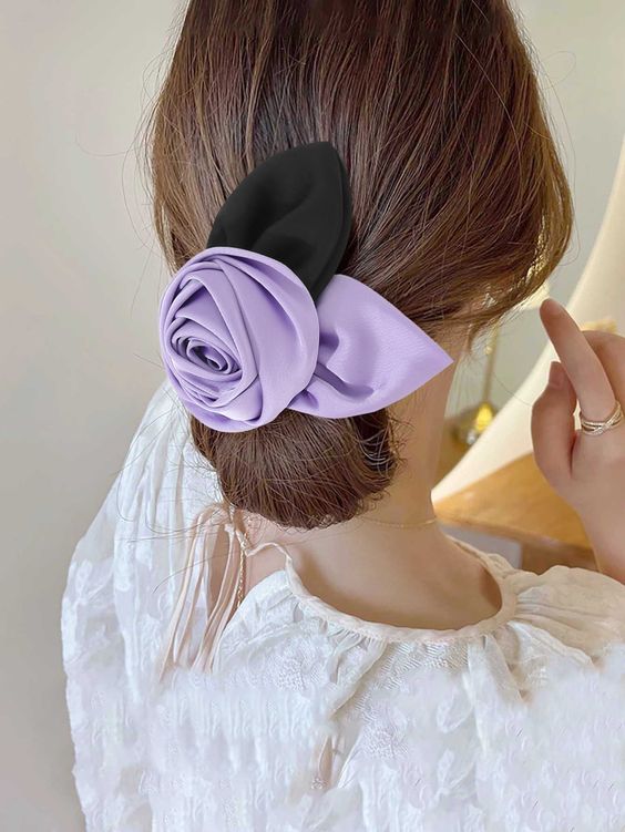 👑Flower Decor Hair Clip hair accessories for GIRLS 🌈