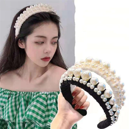 🌻Luxury Pearl Headbands For girls  Hair Accessories💌