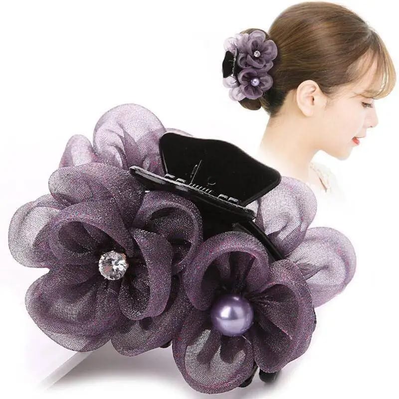 💥Hair Clip Women Elegant Flower Hairpin Cute Barrettes Korean Hair Accessories for Girl💌