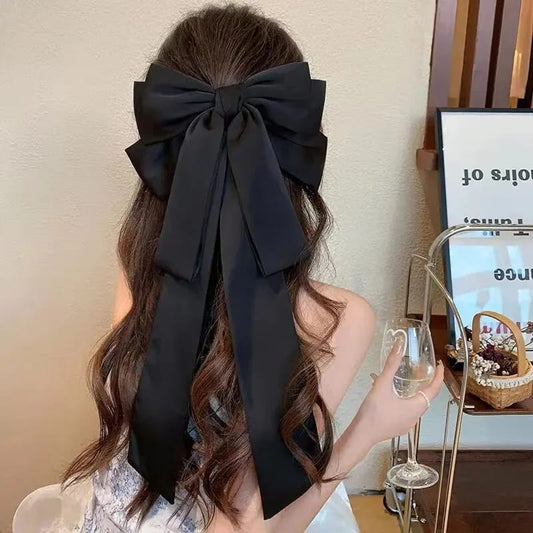 👑Long Hair Waist Black Butterfly Knot Hairpin For Girls 💥