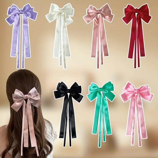 Elegant 2pcs Bow Hair Clip Set for Women